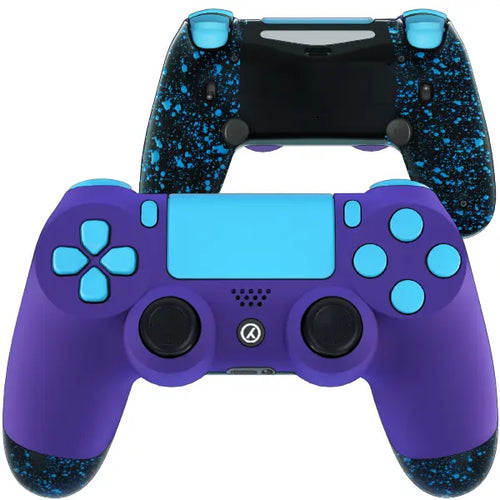 PS4 DEMON Purple/Light Blue.