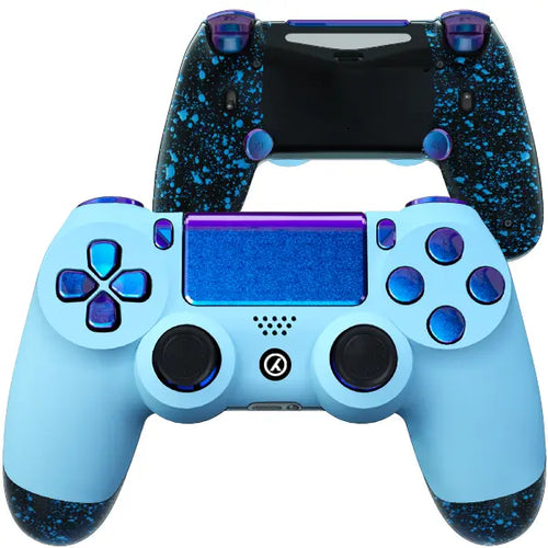 PS4 XYKOTIC Light Blue/Purple.